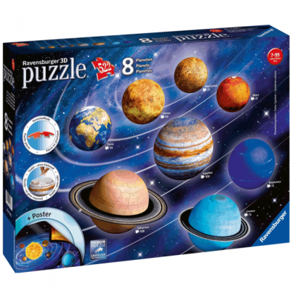 Planetary Solar System 3D High Quality Plastic Jigsaw Puzzles ...