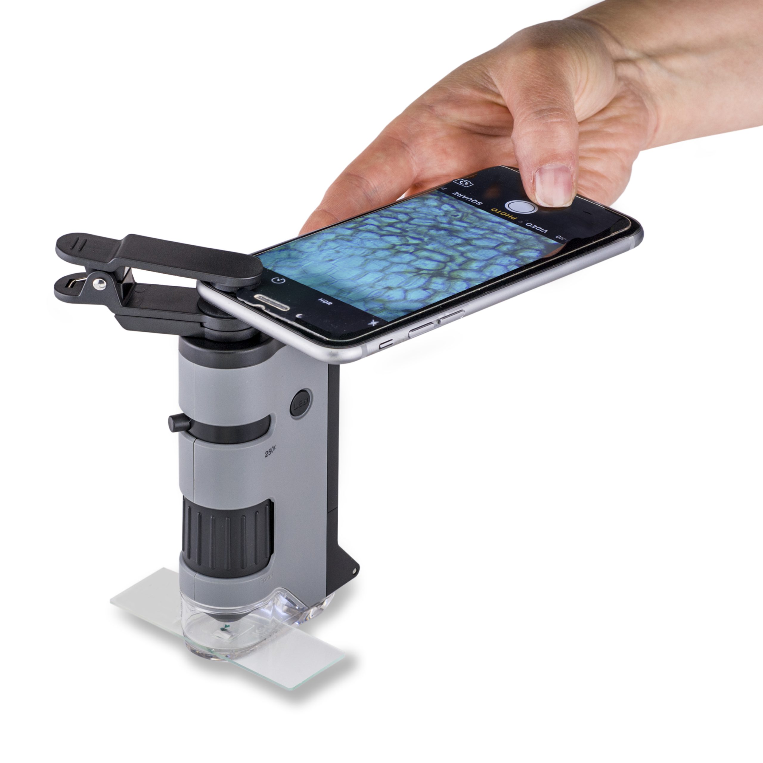 Pocket Micro™ 20x-60x LED Lighted Zoom Field Microscope